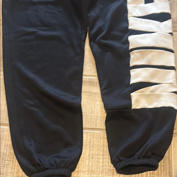 Nike Black and White Logo Joggers - Picture 2 of 7